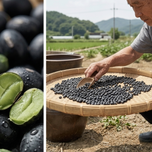 춘천사북면온새미마을서리태